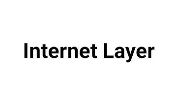 Internet Layer (TCP/IP Model)