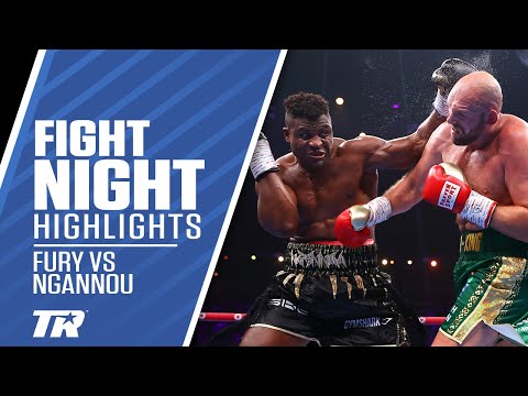 Tyson Fury Survives Knockdown, Gets Decision Win Over Francis Ngannou | FIGHT HIGHLIGHTS