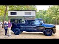 FULL TOUR - Overlanding Four Wheel Camper - Hawk Shell Pop Up Top Truck Camper