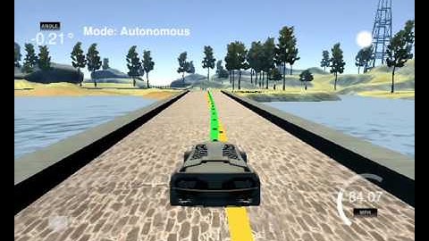 Udacity SDCND. Project: Model Predictive Control. Max speed 100 mph, Latency 100 ms