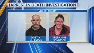 Vernon County death investigation arrests made
