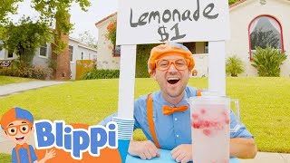 Blippi Lemonade Stand | Blippi | Learning Videos for Kids