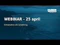 HUBER webinar 25 april - Klimatsäkra din bräddning