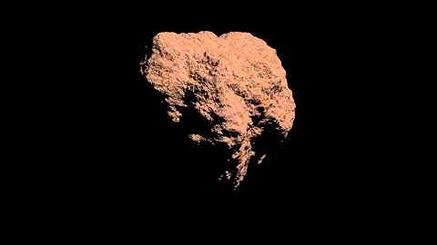 Asteroid made with Blender