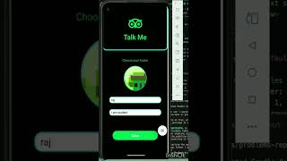 Talk Me Chat app design ui #chatapp #coding #reactnative #reactnative #studentdeveloper #chatapp