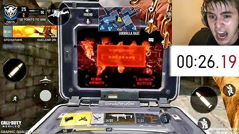 Speedrunning Nuke in Practice vs A.I. | COD Mobile