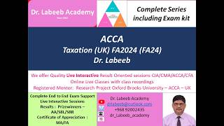 91  ACCA Taxation UK FA24 Section 3 Inheritance Tax James