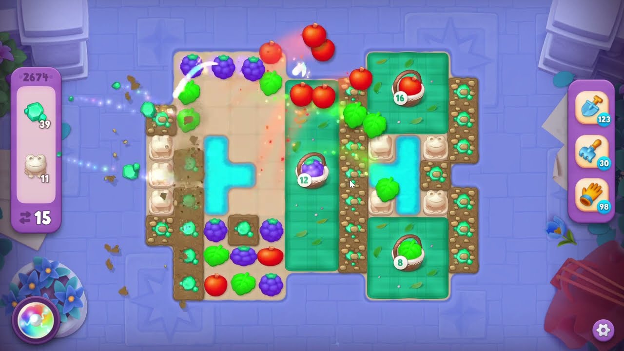 その他 garden scape Gardenscapes 2674 Super Hard Level - 17 moves - NO BooSTERS - YouTube