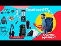 My camping gears | cheapest camping gear in India | Tent, cooking utensils, sleeping bag, chair, etc