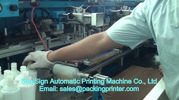 High Speed Fully Automatic Three Colors Screen Printing Equipment For Glass Bottles