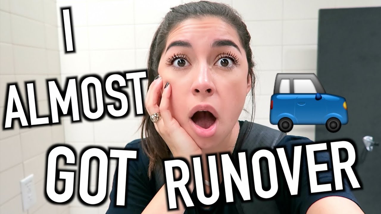 I ALMOST GOT RUN OVER! + School & Cheer vlog! - YouTube