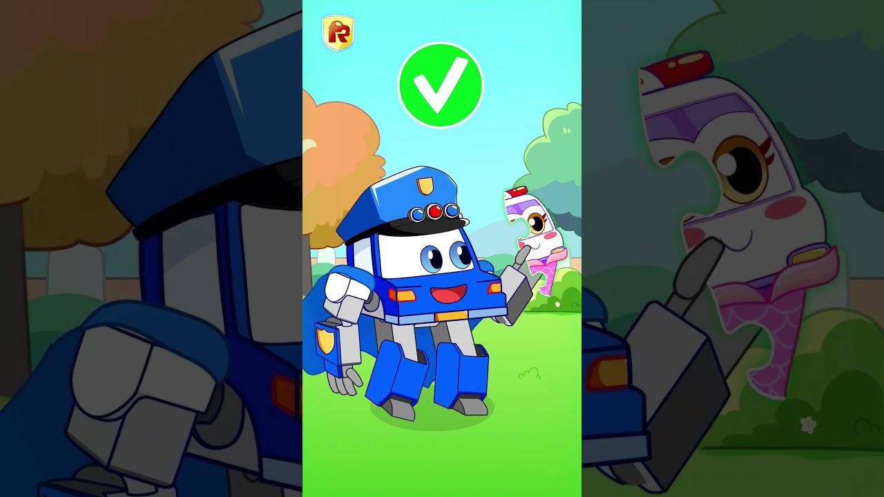 Kids Turn Into Superhero | Playground Songs | Nursery Rhymes | RoboSquad Kids Song #shorts