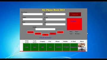 Phone Book Project in VB.NET |Mini project with source code |#CB