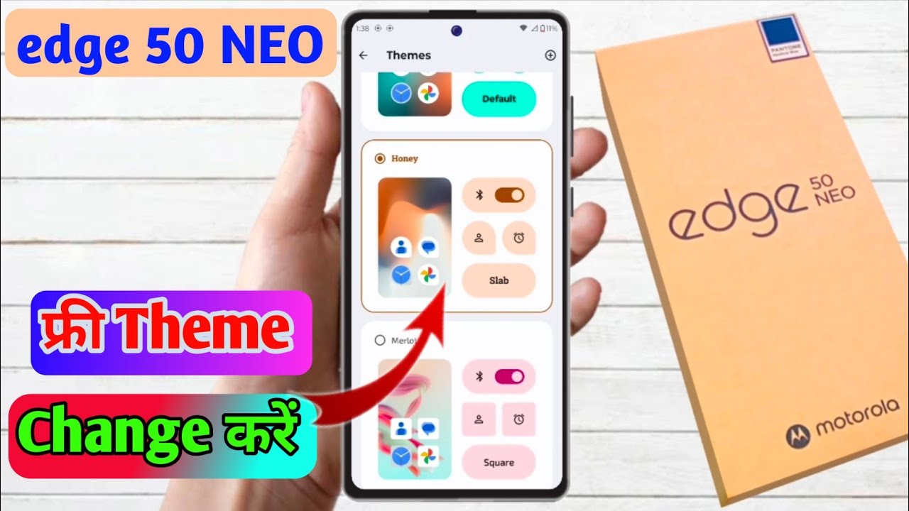 how to change theme in motorola edge 50 neo, motorola edge 50 neo theme download kaise kare