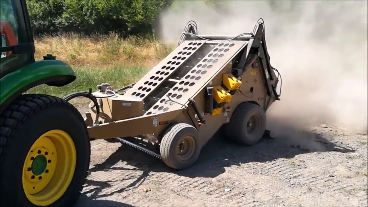 Horse arena maintenance Cherrington 440 XL BeachTech beach cleaner