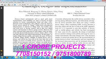 2016 - 2017 IEEE ECE Projects - 1 Crore Projects | 1 Crore Projects