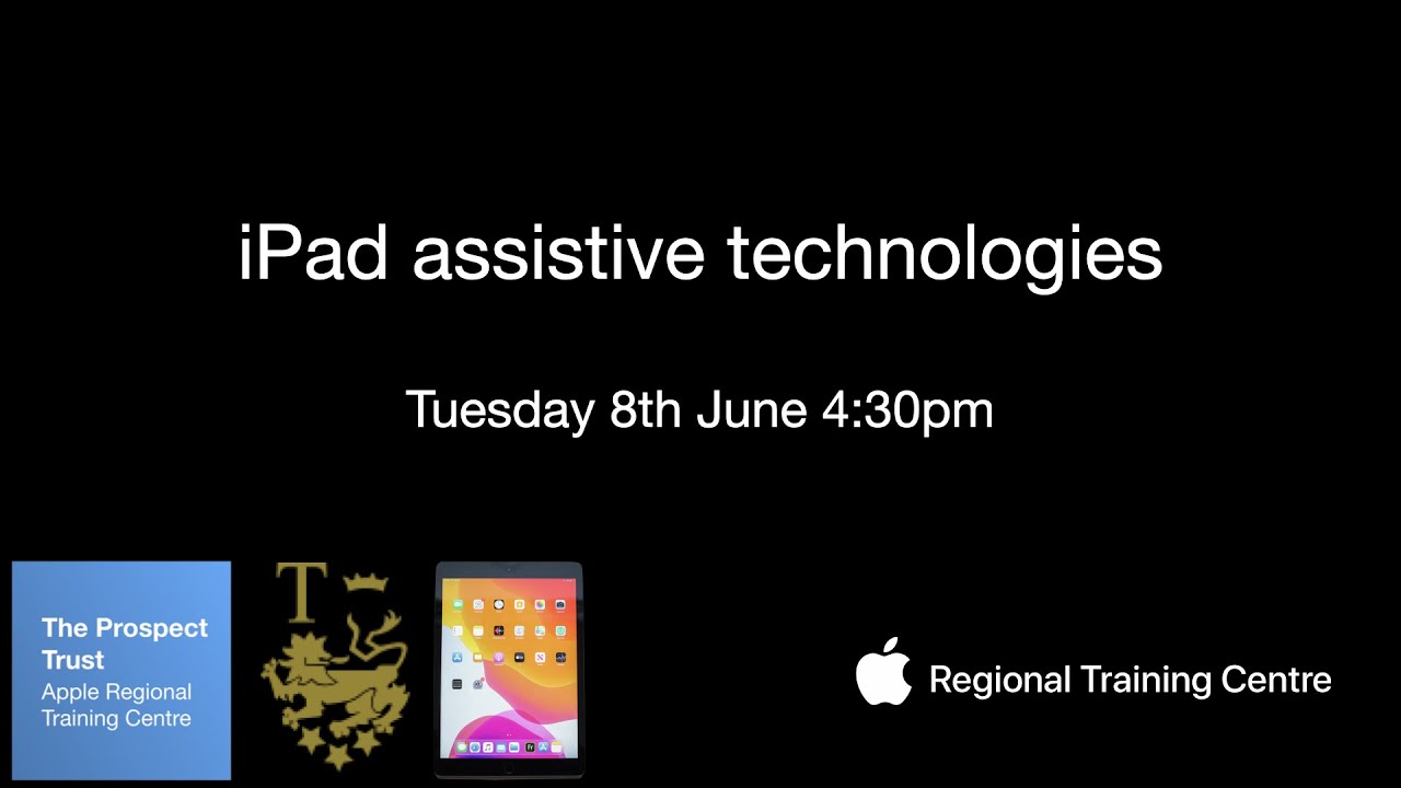 RTC iPad assistive technologies - YouTube