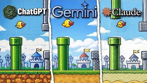 ChatGPT 5.2 vs Gemini 3 Pro vs Claude 4.5 : Create Flappy Bird in One HTML File