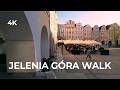 Jelenia Góra 4K Walk → Szkolna Street to Grodzka via Old Town Square (Slow Travel)