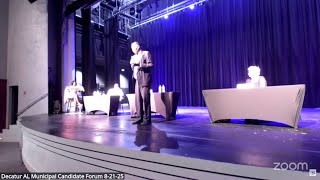 Decatur's municipal candidates answered community questions at public forum