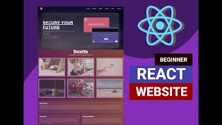 React Responsive Website Tutorial - Beginner React js Project