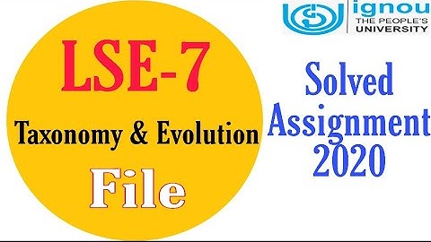 IGNOU | LSE 7 Solved Assignment 2020 | 95+ marks चाहिए तो video जरूर देखें !