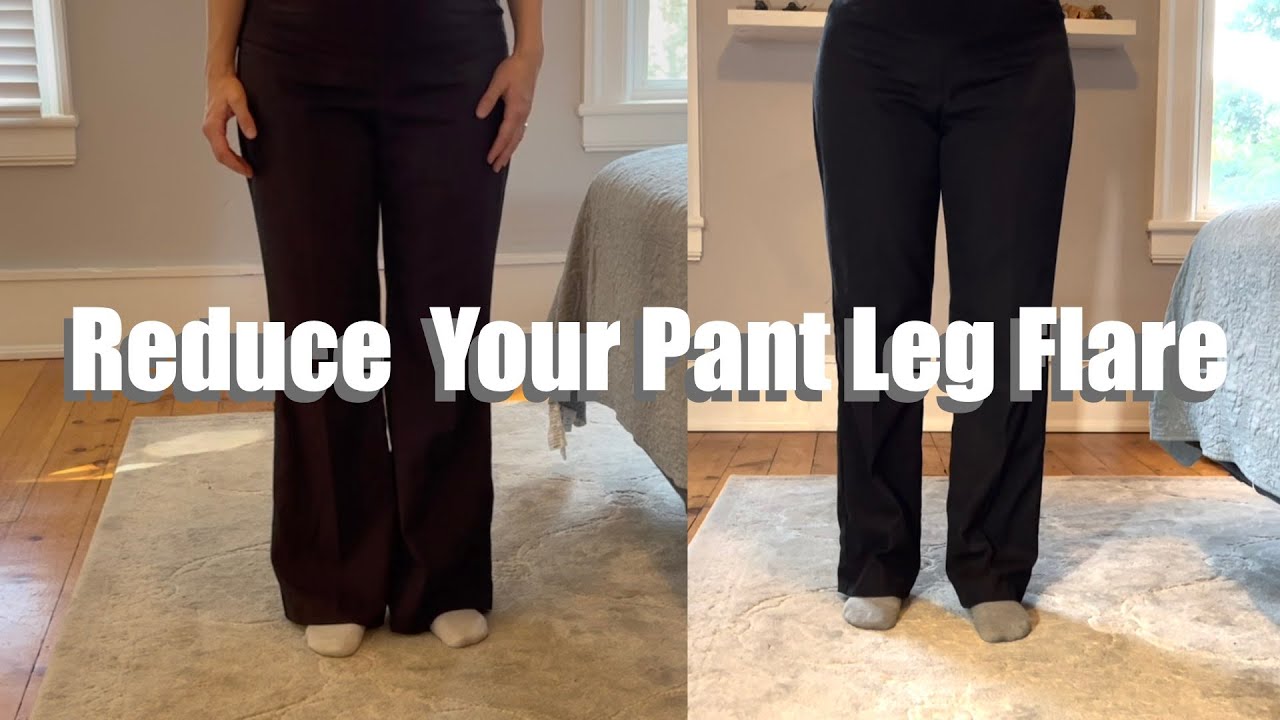 How to Alter Your Flared Pant Legs 