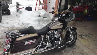 1998 road glide Mx bars and predator 3 seat setup