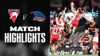 Sydney Swans v Adelaide Crows Highlights | Round 19, 2022 | AFL