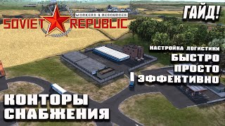 Гайд - Конторы снабжения/автобазы (Distribution Office) | Workers & Resources: Soviet Republic