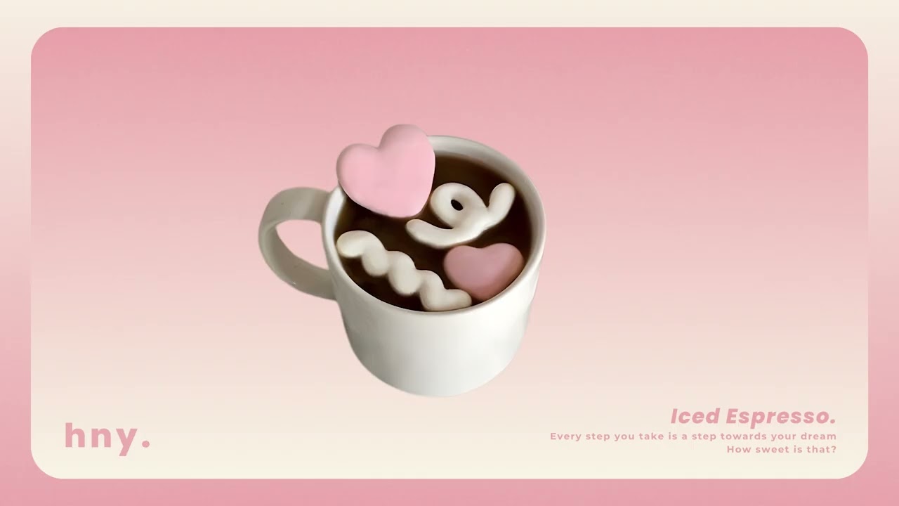 Iced Espresso ⟡ Every step you take is a step toward your dreams — how sweet is that?