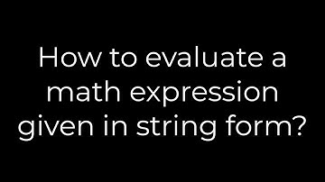 Java :How to evaluate a math expression given in string form?(5solution)