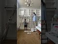 DIY IKEA Library Wall With A Ladder For 2 165 Looks Totally Custom Ikeahack Diylibrary 