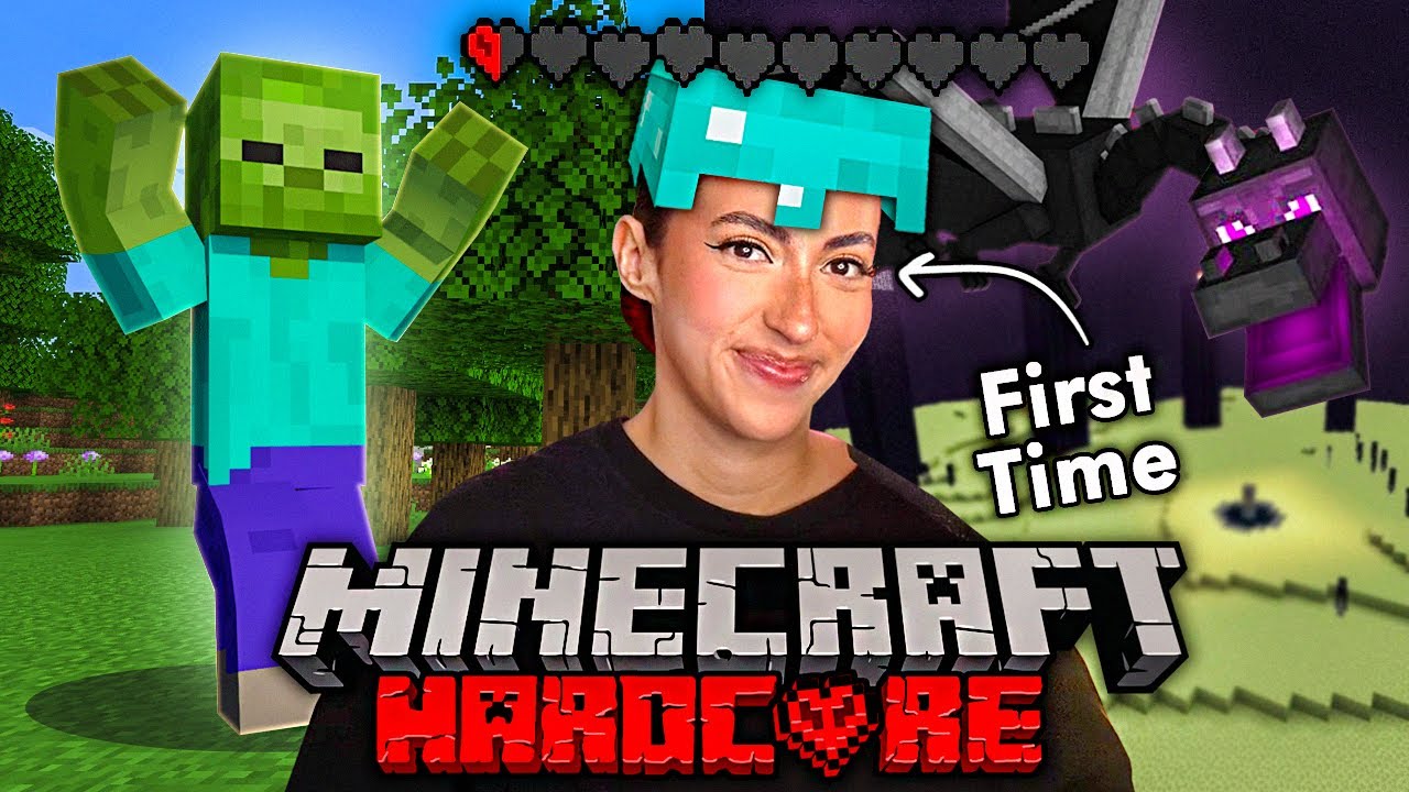 Minecraft Hardcore Solo Day 1 (new player) - YouTube