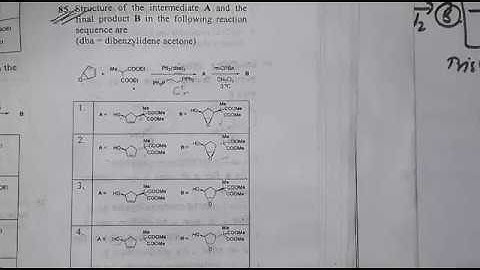 9.Csir net chemical science june 2018 part c organic chemistry solution with reaction mechanisms