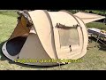 Easy open pop up boat shape tent