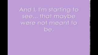 Not Meant To Be- Theory Of A Deadman ( lyrics )