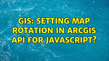 GIS: Setting map rotation in ArcGIS API for Javascript?