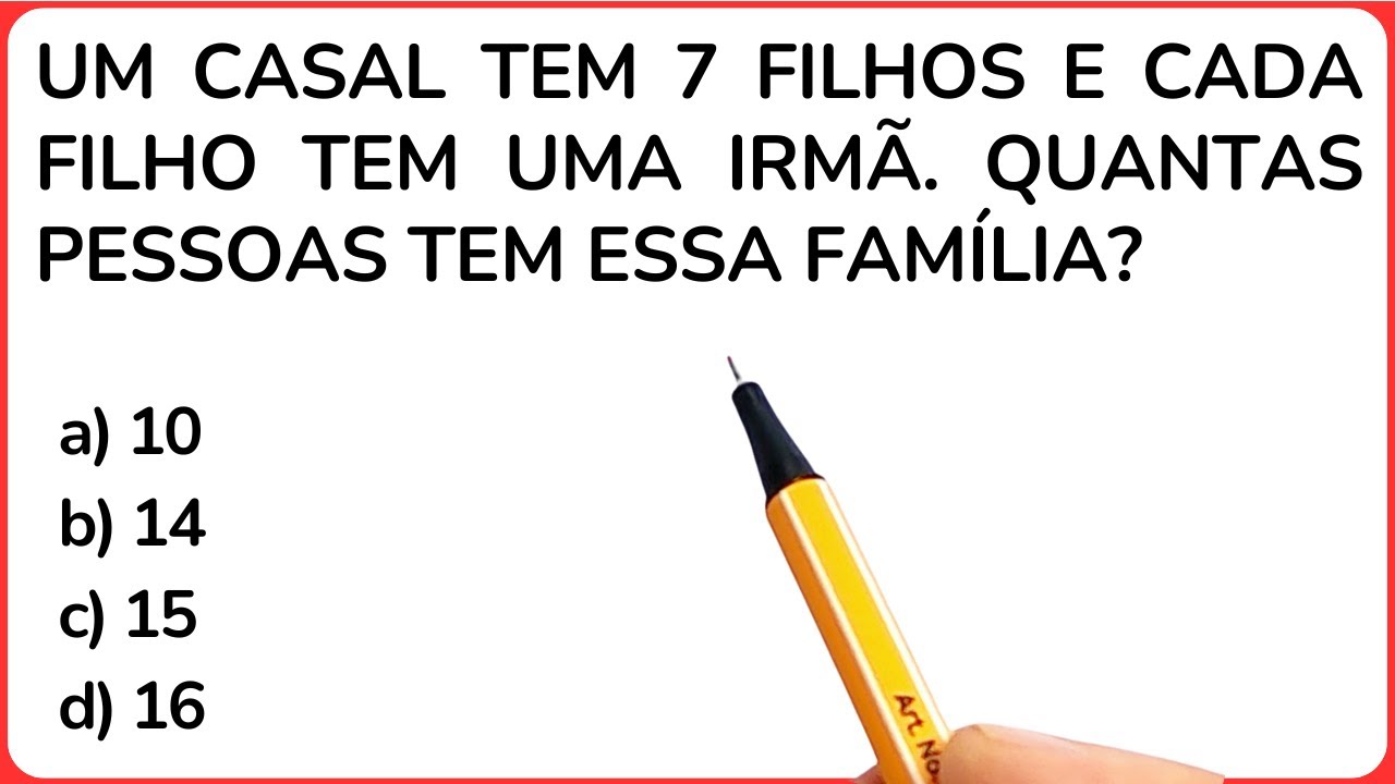 🚀3 QUESTÕES DE RACIOCÍNIO LÓGICO GRAU 1