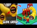I Let HORROR Brick Box SLIDE EATER SCP OPEN   EXTRA PLAYGROUND SLIDE Attacks in Cursed LEGO