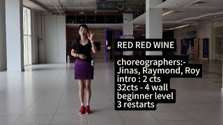 Red Red Wine line dance (Tutorial) 6/6/24
