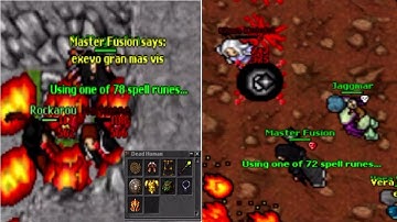 Old Tibia - HIBERNA PK Compilation by Master Fusion MS150 (2006 7.81)