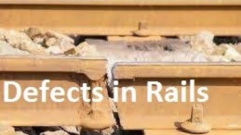Defects in rails