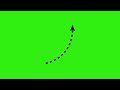 Green Screen Arrow Dotted Animation