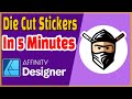 Create Die Cut Stickers in LESS than 5 MINUTES!