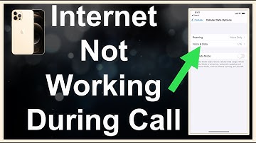 Internet Not Working During Call