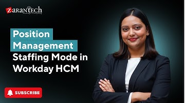 Position Management Staffing Mode in Workday HCM | ZaranTech