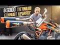 KTM 1290 SUPER DUKE R Austin Racing Full titanium exhaust, sound check, drifting | RokON vlog #118