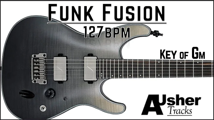 Funk Fusion in G minor 127bpm | Guitar Backing Track