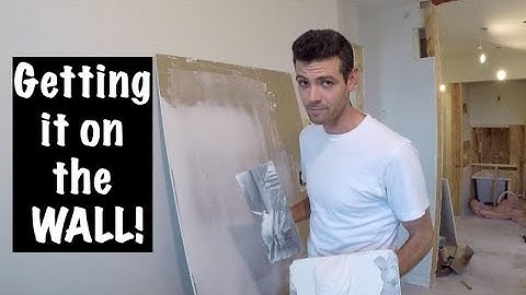 HOW TO USE A HAWK AND TROWEL PART 2 (DRYWALL)